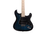 ST Stylish Electric Guitar with Black Pickguard Dark Blue 51696693