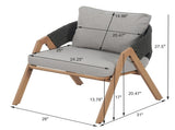 Patio Chair with Cushions N776P271809L