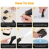 Handheld Steam Cleaner, 1500W High Temp & Pressure Fast Heat, 6 Adjustable Steam Levels, 1200ML 61728500