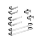 8-Pieces Brushed Nickel Bathroom Accessories Set, Stainless Steel Bathroom Hardware Set, Bath Towel W1932P156235