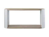 Zoma Oak & White High Gloss Finish Sofa Table B2726P265749