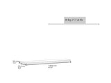 Grey Floating Shelf B062P252199