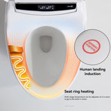 ZNTS Smart Toilets with Heated Bidet Seat, Portable toilet with bidet built, Bidet toilet with Dryer and W2026P152789