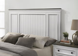 ZNTS Clelane Wood Bedroom 5 piece Set with Shiplap Panel Queen Bed, Dresser, Mirror, Nightstand, and T2574P204504