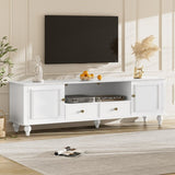 U-Can 70.9'' Modern TV Stand for TVs up to 80 Inches, Entertainment Center with Open Compartment, TV N724P286415K