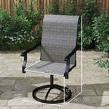 2pcs Patio Swivel Chairs ,Outdoor Garden Bench Garden chair Swivel Chairs Set of 2 30295003
