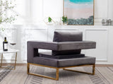 Lenola Contemporary Upholstered Accent Arm Chair, Gray T2574P164511