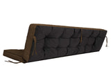 Outdoor Swing Cushions 55 Inch, Waterproof 4" Thick Porch Swing Cushion Replacement with Backrest 22469675
