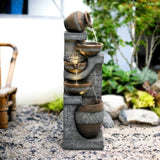 ZNTS 42.5inches Garden Water Fountain for Home Garden Decor[Unable to ship on weekends, please place 86912962