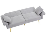 Modern Teddy Upholstered Accent Loveseat Sofa With Side Pocket,Folding Sleeper Sofa Bed With W1117P303446