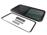 Universal RV Camper Window Teardrop Horizontal Sliding Glass Window 42" W X 22"H 10075928