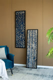 15.5" x 55" Rectangular Shaped Rice Paper Shadow Box Decor Wall Art, Transitional style Wall Decor, W2078130321