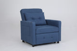 Sleeper Chair 3-in-1 Convertible Chair Bed Pull Out Sleeper Chair Beds Adjustable Single Armchair W2810P195585