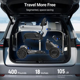 Electric Wheelchairs for Adults,20 Miles Long Travel Range with 2 Lithium Batteries All Terrain 58179832