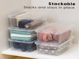 5 Qt. Plastic Storage Bins with Lids, Stackable Storage Containers, Totes, 20Pk 58926254