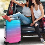 Hardshell Luggage Sets 3 Piece Gradient Color Expandable Suitcase with Spinner Wheels and TSA Lock N732P184448W