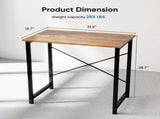 31.5 Inch Computer Desk Home Office Writing Study Desk Gaming TableRustic Brown 79659878