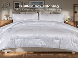 3-piece luxury satin microfiber bedding set, double-sided jacquard pattern, machine washable, 43356863