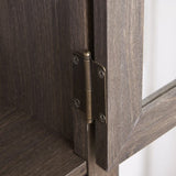 Tall Storage Cabinet, Freestanding Cabinet Glass Door and Shelves, Sideboard cabinet, Cabinet W2275P206603