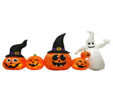 8FT Long Halloween Inflatables Pumpkins Ghost Outdoor Decorations, Blow Up Yard Decoration with 63409138