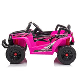 ZNTS 12V kids Ride On Mini UTV, Electric Car with Front LED Lights and Horn, Single Seat with a Safety W2181P160710