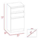 Kamelot Dresser With Jewelry Box, Single Door Cabinet, Mirror, Two Drawers -White B20091920