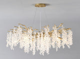 10-Light Chandelier Grape Crystal Ceiling Lamp, 10-Lights Modern Farmhouse Ceiling Ceiling Hanging W5008P466528