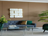 32" in Mirror with Golden Metal Framed Decorative Rectangle Mirror for Bedroom, Dressing Room, W2078124319