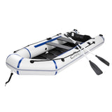 Camping Survivals 10ft PVC 330kg Water Adult Assault Boat Off-White 61810419