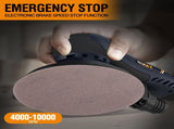 Electric 5mm Random Orbital Sander with Tool Case, Variable Speed Palm Sander with Brushless Motor, 82447359