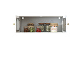Wall Cabinet, Glass door Display Wall Mounted Cabinet, Floating Cabinet with inadjustable Shelves 22934122