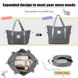 Softside Luggage Expandable 3 Piece Set Suitcase with Duffel Bag Upright Spinner Softshell N732P201004A