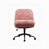 Cross Legged Office Chair on Wheels Adjustable Swivel Wider & Thickened, Ergonomic Desk Chair for 93235388
