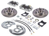 Power Complete Front Disc Brake Conversion Kit V-8 4 Piston Replacement for 1964 1965 1966 1967 Ford 34090938
