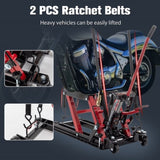 Hydraulic Motorcycle Jack, 1500 LBS Capacity Foot-Operated Motorcycle Table, ATV Scissor W1422136704