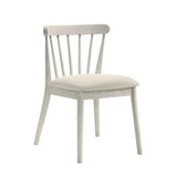 2-Piece Rustic Dining Side Chair Set, Solid Wood Frame, Farmhouse Design, Easy Assembly W2537P214546