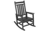 All Weather Rocking Chair Set with Side Table, 3-Piece Rocking Chair Set, Grey W2103P278566