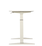 ZNTS 47" Tech Desk Standing and Adjustable Desk In White B091P183638