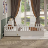 Twin Size Floor, integral construction with super high security barrier, door, children's floor W1858P164923