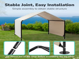 4*4*3.3FT Dog Tent for Large Creamy white 30312718