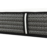 Premium 12 in. Full Size Pocket Coil Hybrid Mattress, Plush Gel Memory Foam Mattress, White/Gray B011P216710
