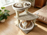 36" Compact SpaceSaving Cat Activity Center, HeavyDuty Stable Cat Climbing Furniture with Plush 94975230