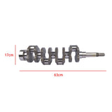Spacing 52mm Engine Crankshaft 1664123020 For KUBOTA V1903 V2003 V2203 Engine 1664123020 1711623018 37575512
