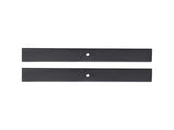 2x Black Universal Storage Shelving Brackets Powder Coated 19.6'' 15389571