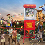 Kaitu Popcorn Machine with Cart 8oz Popper with Stainless-steel Kettle, Heated Warming Deck, and W2841P218154