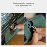 Genuine Leather Handmade Camera Handle Case Bag Cover for the om-3 camera 80686097