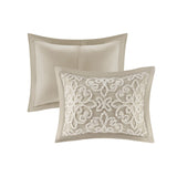 3 piece Tufted Cotton bedspread set Taupe King/Cal King B035129059