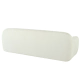 U_Style 85.8" Wide Chenille Fabric 3-Seater Sofa Tufted Style, Full Sponge Compression Design, N711P281401A