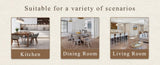 Set of 4 Cream Textured Granular Fabric Material Dining Chairs 39.3" High, 20.4" Ergonomic W1151P324773