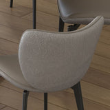 Dining Chairs Set of 2, Modern Design Home Chairs, PU Leather Metal Dining Chairs for Kitchen Dining W2700P304811